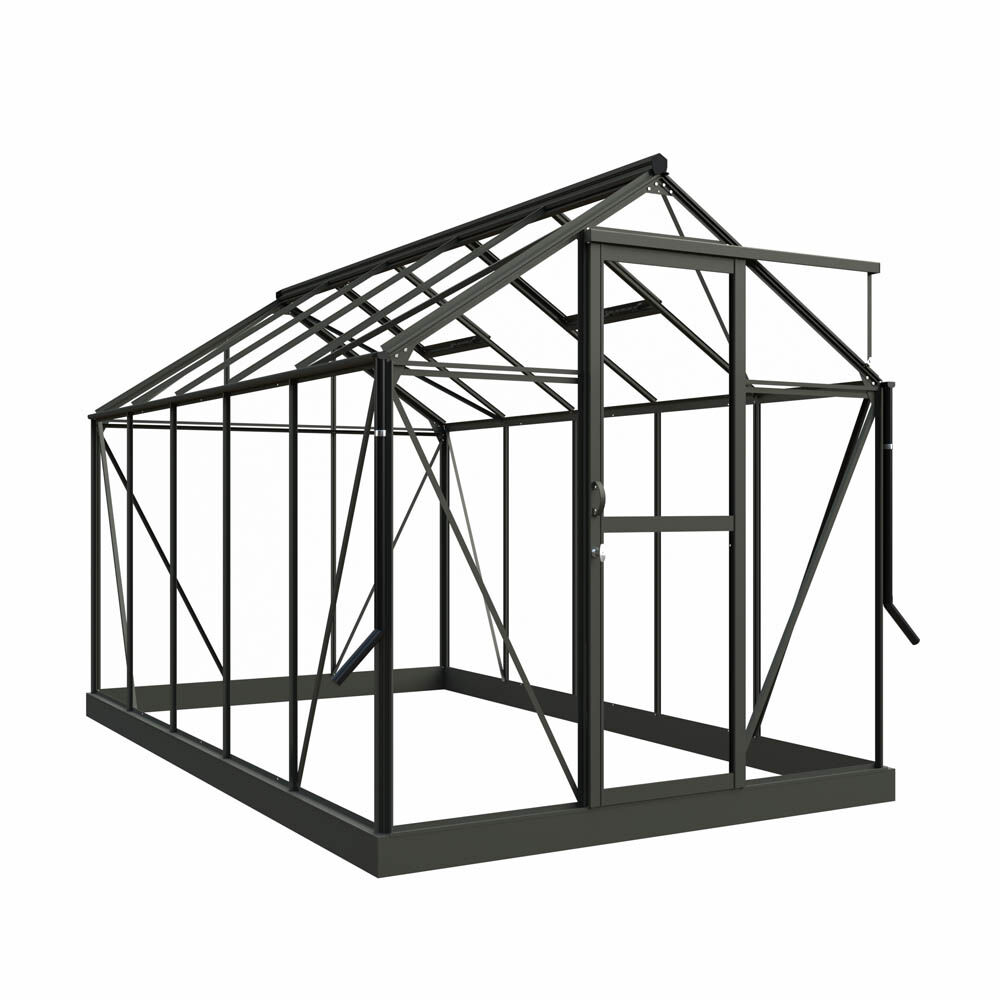 Royal Well Mary III - Tuinkas - Groen - 241x212x360 cm - Veiligheidsglas Royal Well Mary III - Tuinkas - Groen - 241x212x360 cm - Veiligheidsglas