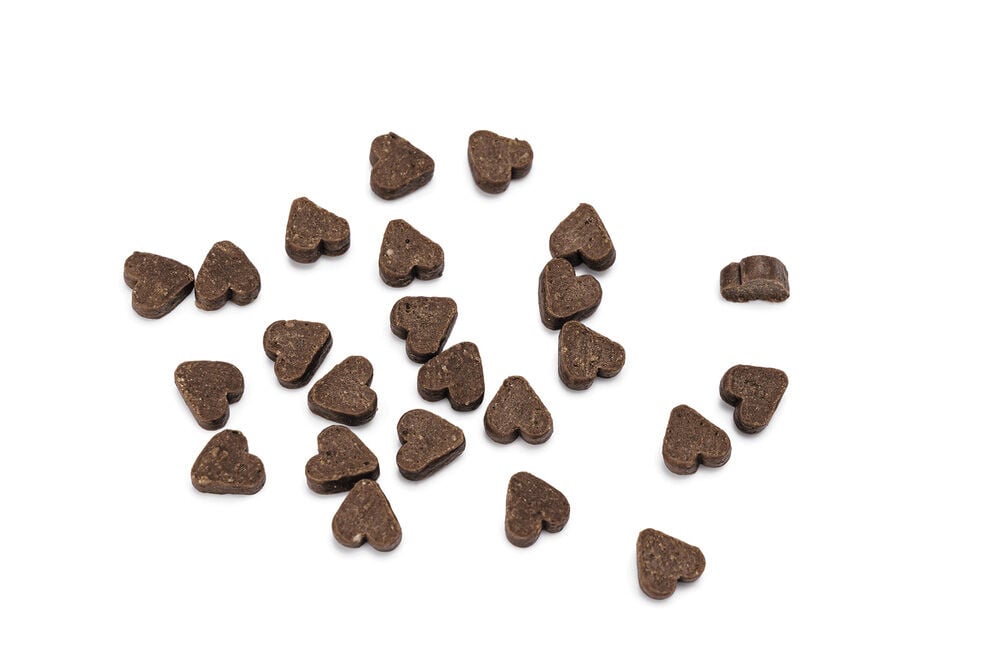 Beeztees Mini Hearts Granen - Kattensnack - 140 Gram - lam