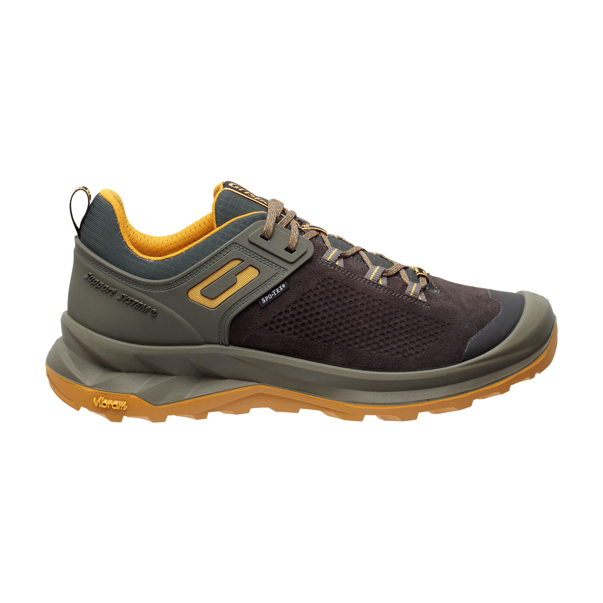 Grisport Discovery low - Wandelschoenen - Bruin / Geel - 40 Grisport Discovery low - Wandelschoenen - Bruin / Geel - 40