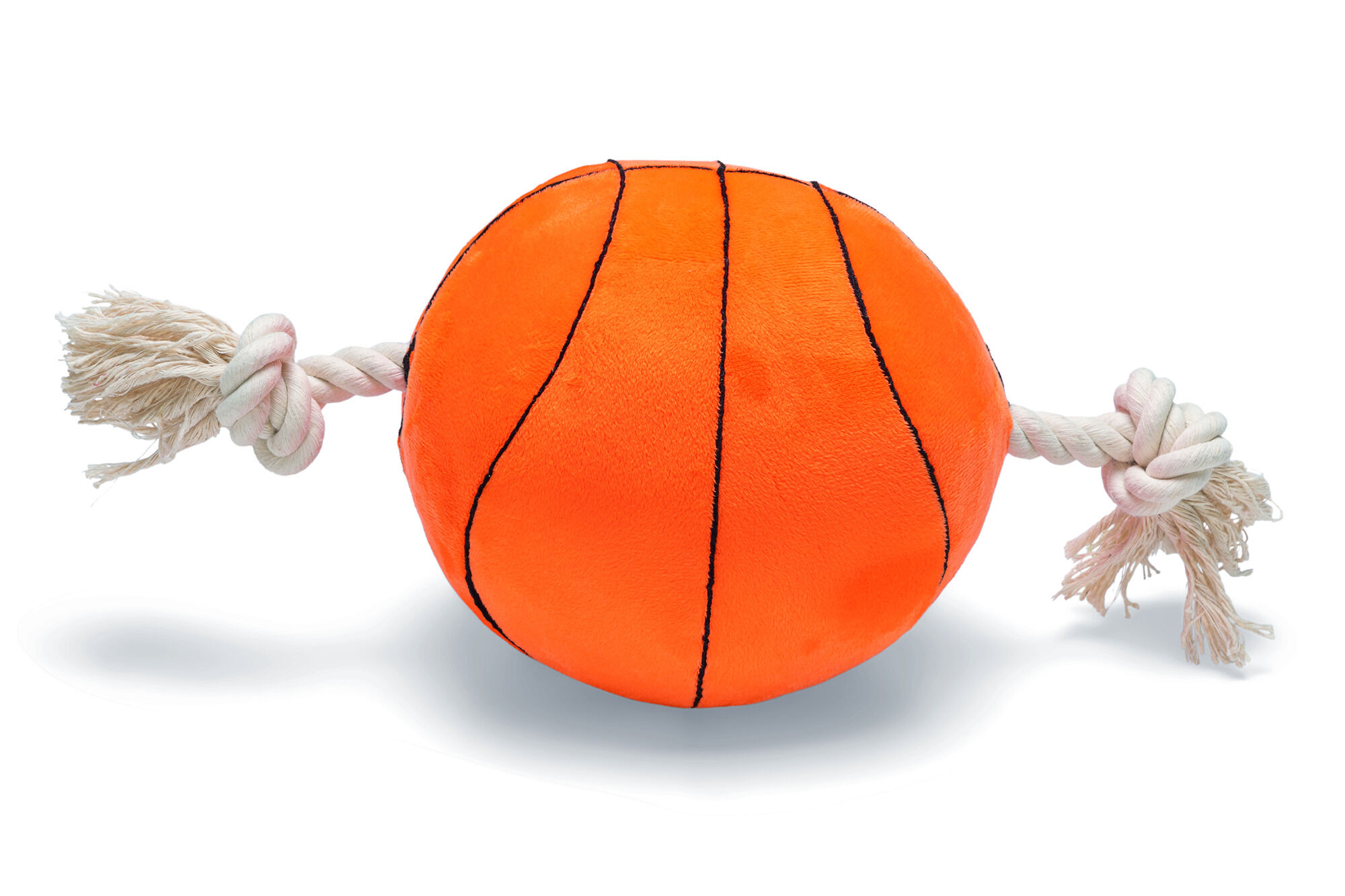 Beeztees Basketbal Pluche - Flostouw - Knuffels - Hondenspeelgoed Beeztees Basketbal Pluche - Flostouw - Knuffels - Hondenspeelgoed