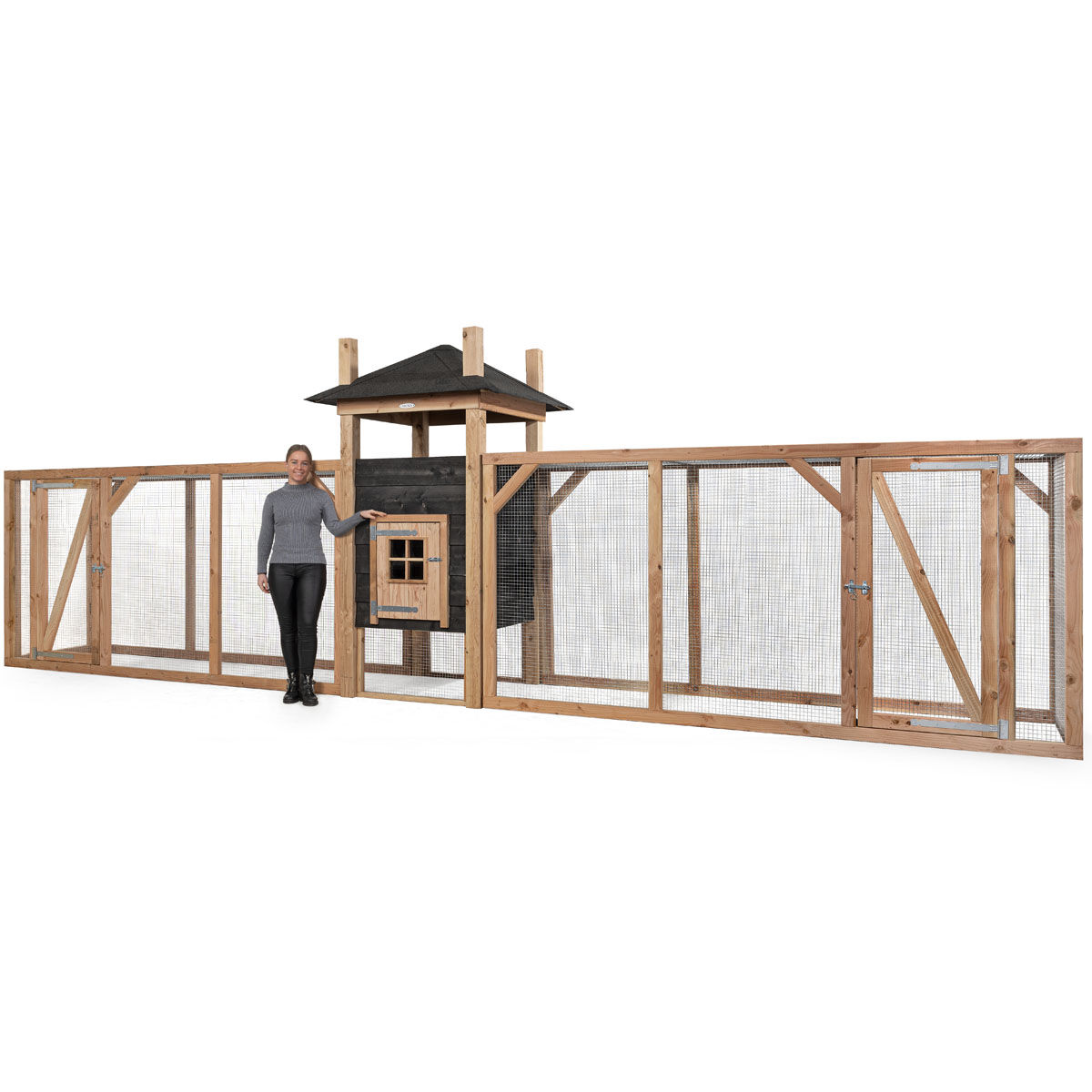 Voldux Hooiberg Ties XXL - Kippenhok met ren