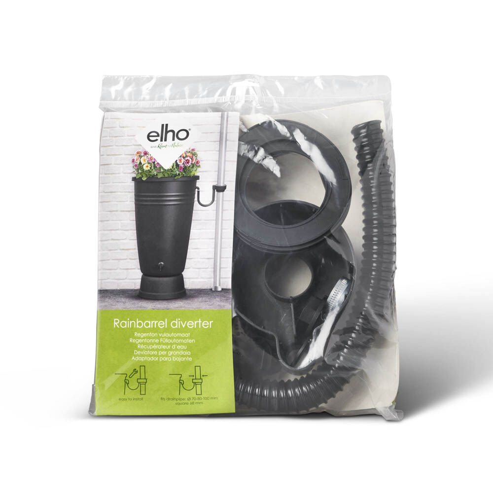 Elho - Regenton vulautomaat - Zwart