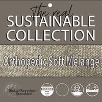 Happy-House Soft Melange Orthopedisch - Hondenmand - Beige/Grijs - 27x95x75 cm - L