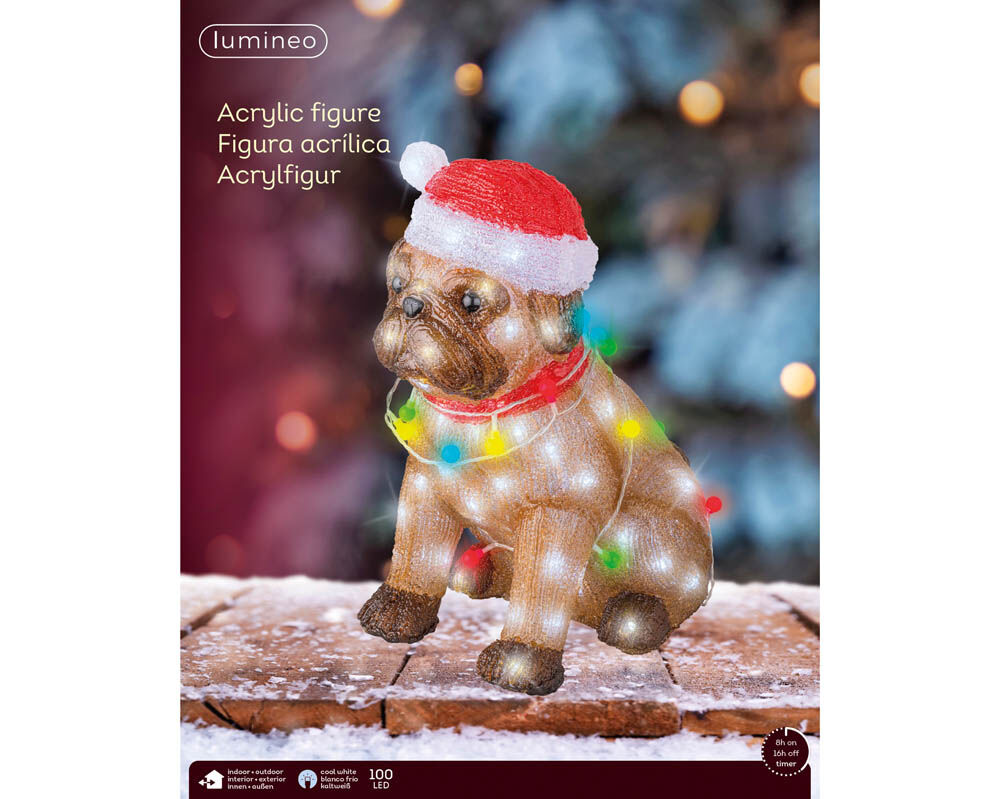Lumineo Hond - LED figuur - 100 - 42 cm