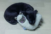 Beeztees Lama - Knuffel - Puppy speelgoed - wit - 7.5x20x20 cm