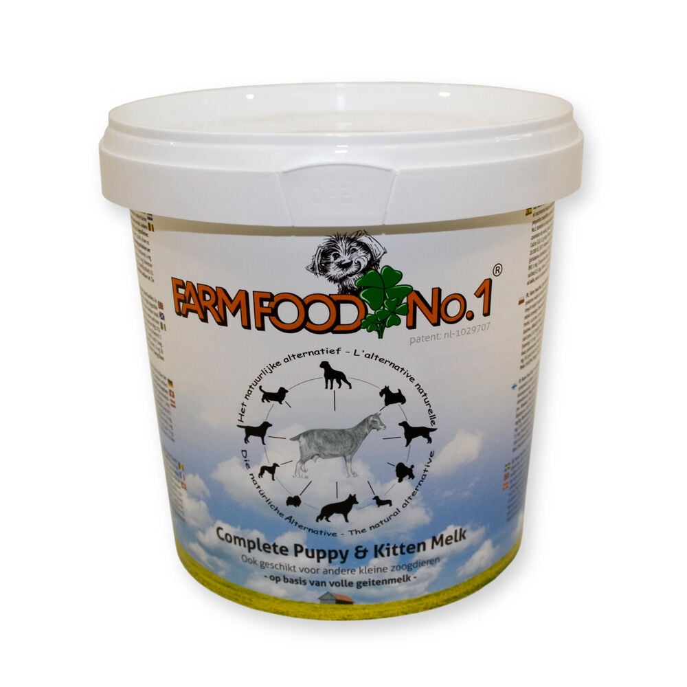 Farm Food No 1 - Puppymelk - 0.5 Kilogram Farm Food No 1 - Puppymelk - 0.5 Kilogram