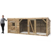 Voldux Britt XL - Kippenhok - Naturel