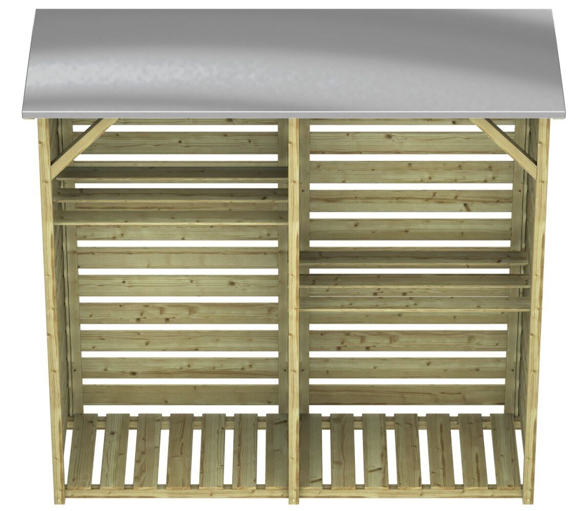 Outdoor Life Products Twin - Haardhoutberging