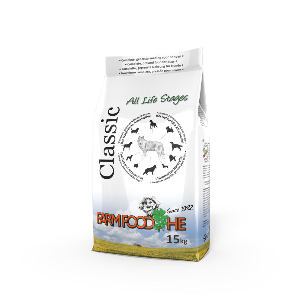 Farm Food HE Classic Standaard - Hondenvoer - 15 Kilogram - rund