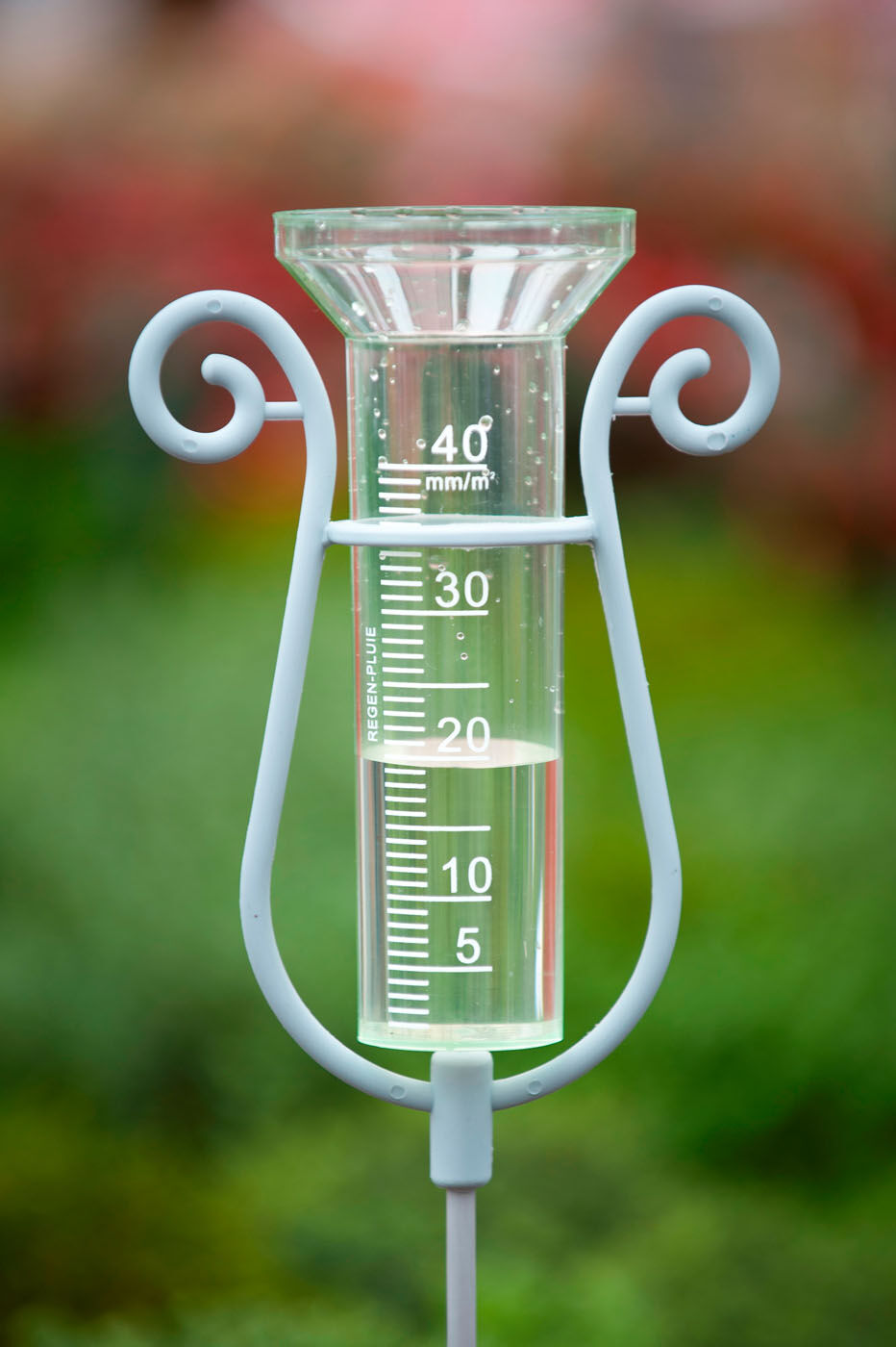 Nature Regenmeter op Standaard - Regen- en Thermometers - Transparant