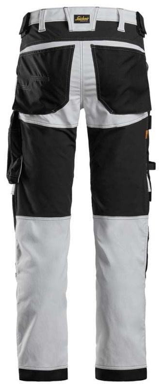 Snickers AllroundWork 6341 - Werkbroek - Wit - 52 - 76