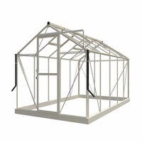 Royal Well Mary III - Tuinkas - Wit - 241x212x360 cm - Veiligheidsglas