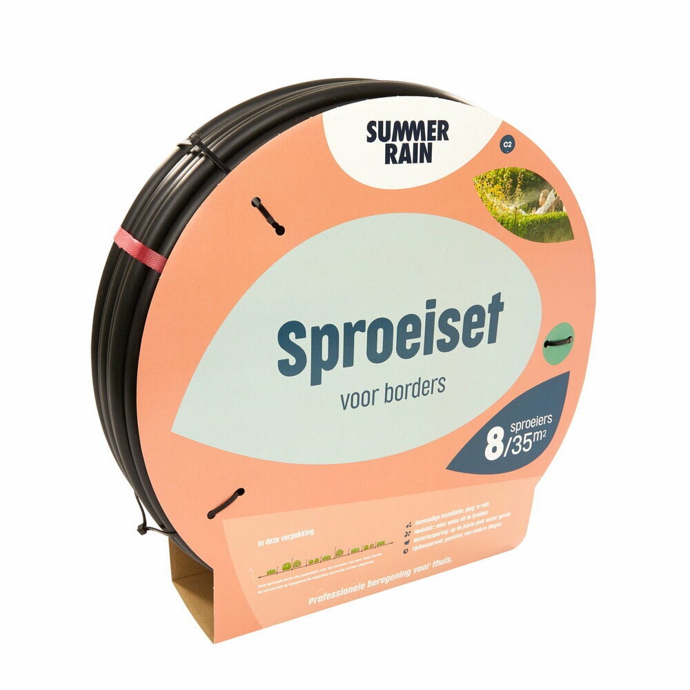 SummerRain - Sproeiset voor borders - 35m²