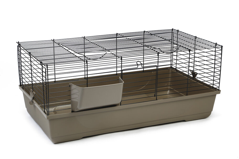 Beeztees Baldo - Konijnenkooi - Mokka - 46x100x53 cm Beeztees Baldo - Konijnenkooi - Mokka - 46x100x53 cm