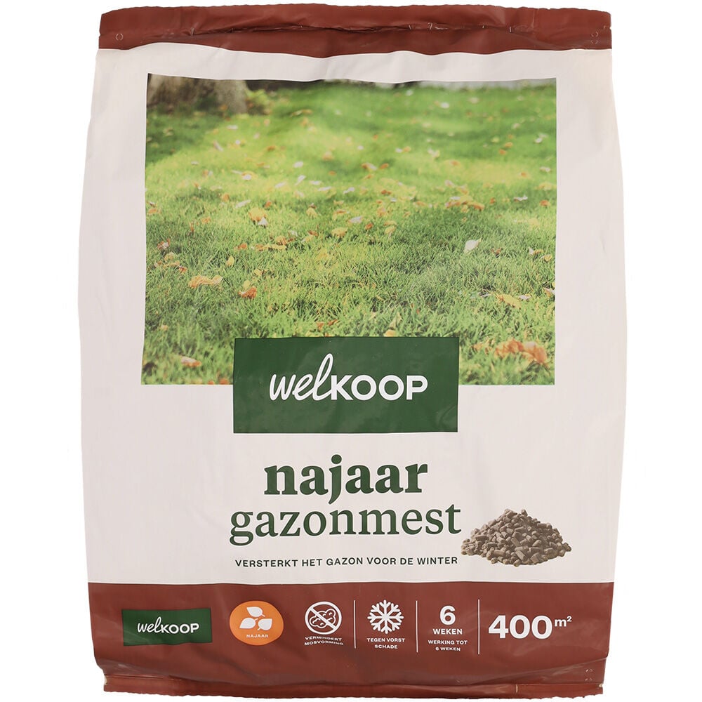 Welkoop - Najaar Gazonmest - 400 m2 - 15 Kilogram Welkoop - Najaar Gazonmest - 400 m2 - 15 Kilogram