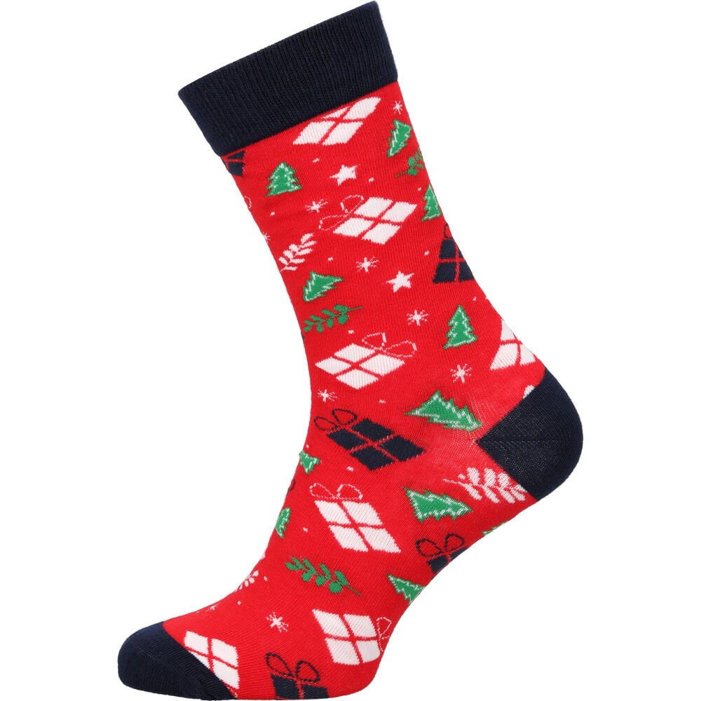 Welkoop Fun Kerst Kado - Sokken - Rood - 43-46