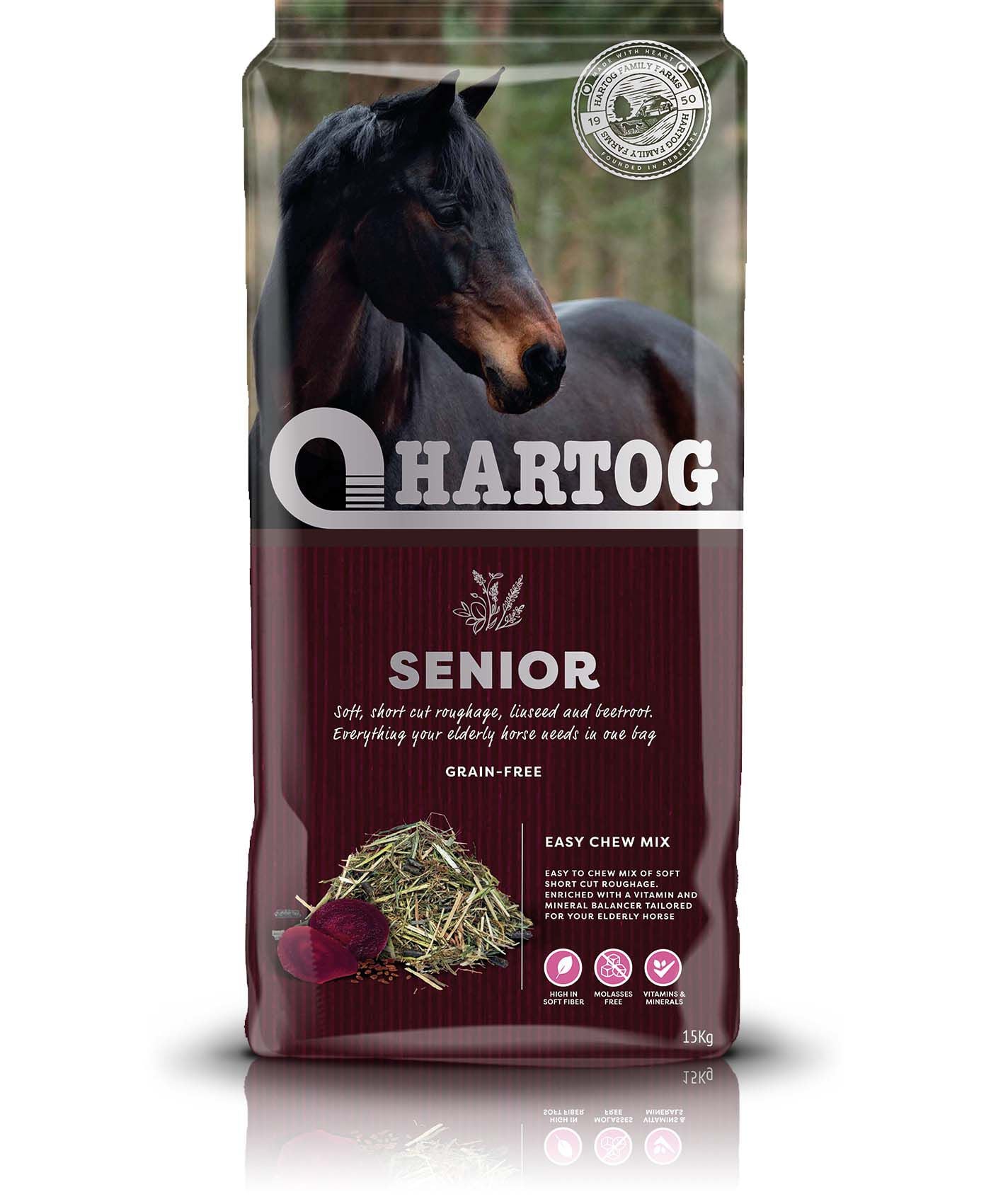 Hartog Senior - Specialiteit - Paardenvoer - 15 Kilogram - Zak Hartog Senior - Specialiteit - Paardenvoer - 15 Kilogram - Zak