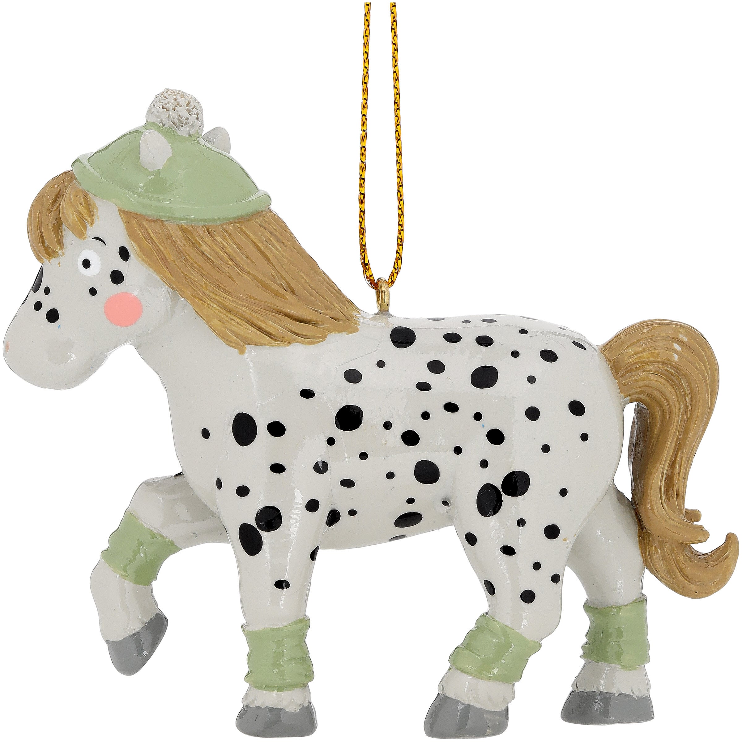 Fien & Teun 3D Stip - Kersthanger - 6x5.3x8.3 cm