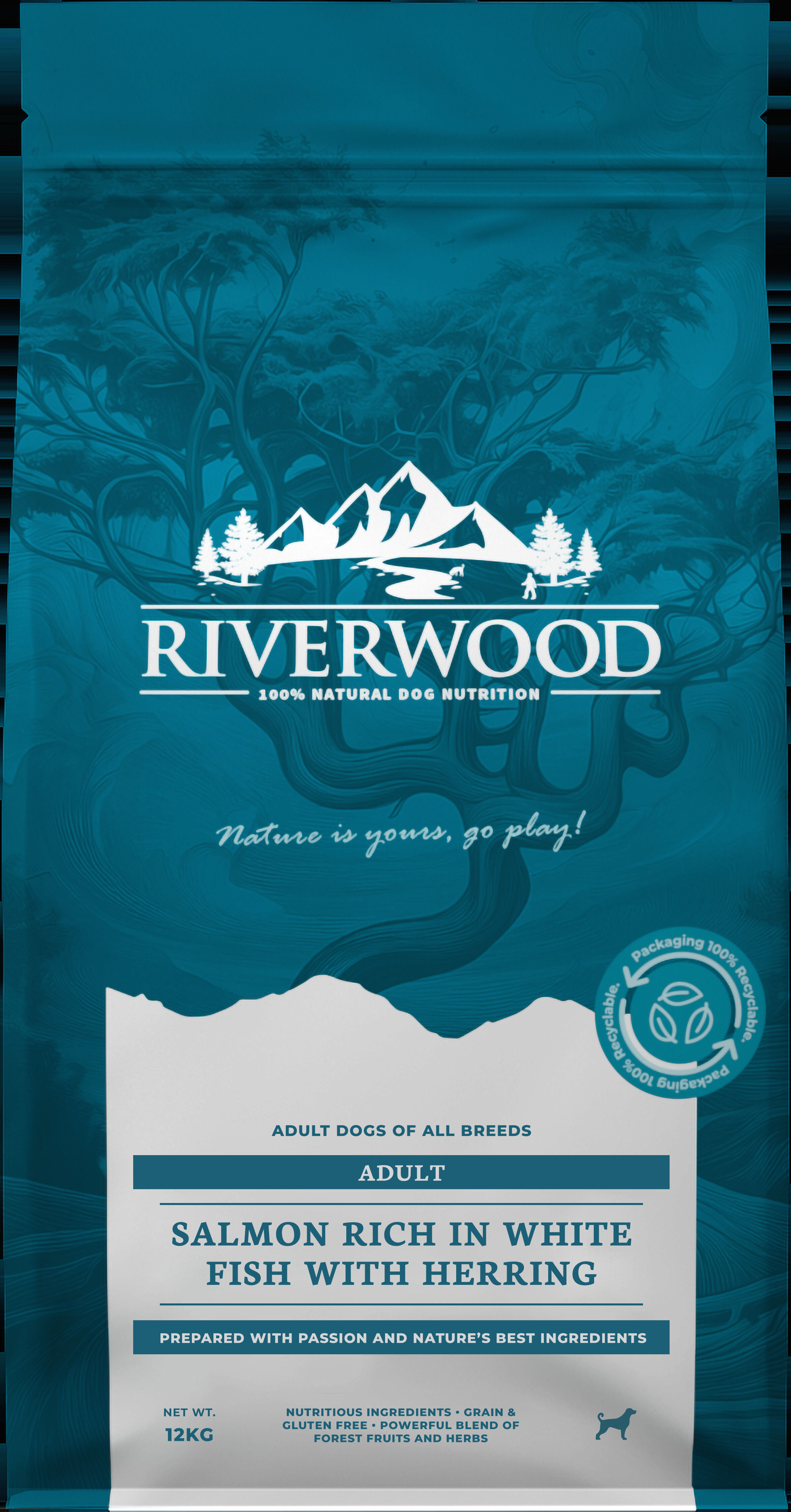 Riverwood Adult - Hondenvoer - 12 Kilogram Riverwood Adult - Hondenvoer - 12 Kilogram