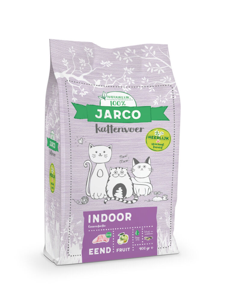 Jarco Indoor - Kattenvoer - 2 Kilogram - eend Jarco Indoor - Kattenvoer - 2 Kilogram - eend