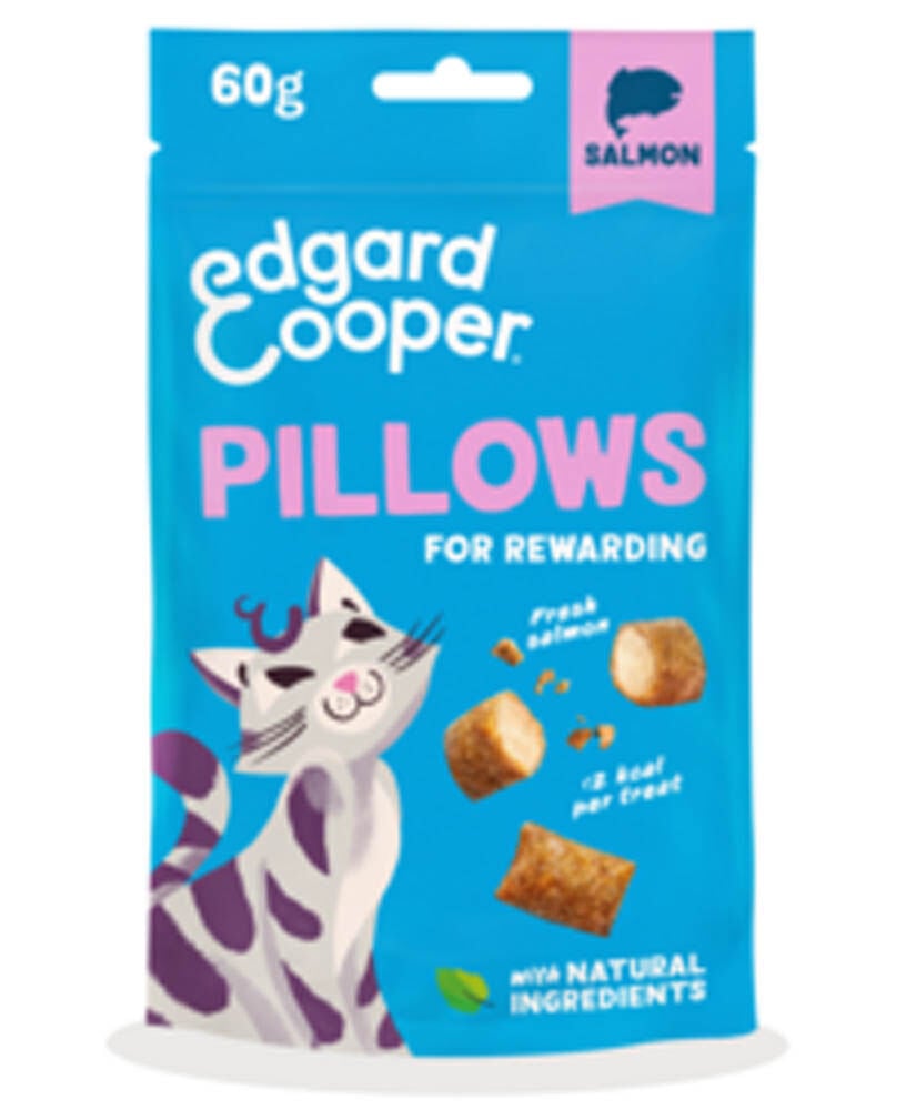 Edgard & Cooper Pillow - Kattensnack - 60 Gram - zalm Edgard & Cooper Pillow - Kattensnack - 60 Gram - zalm
