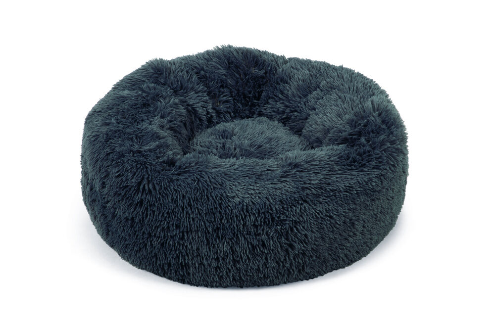 Beeztees Yali Pluche - Fluffy hondenmand - grijs - M