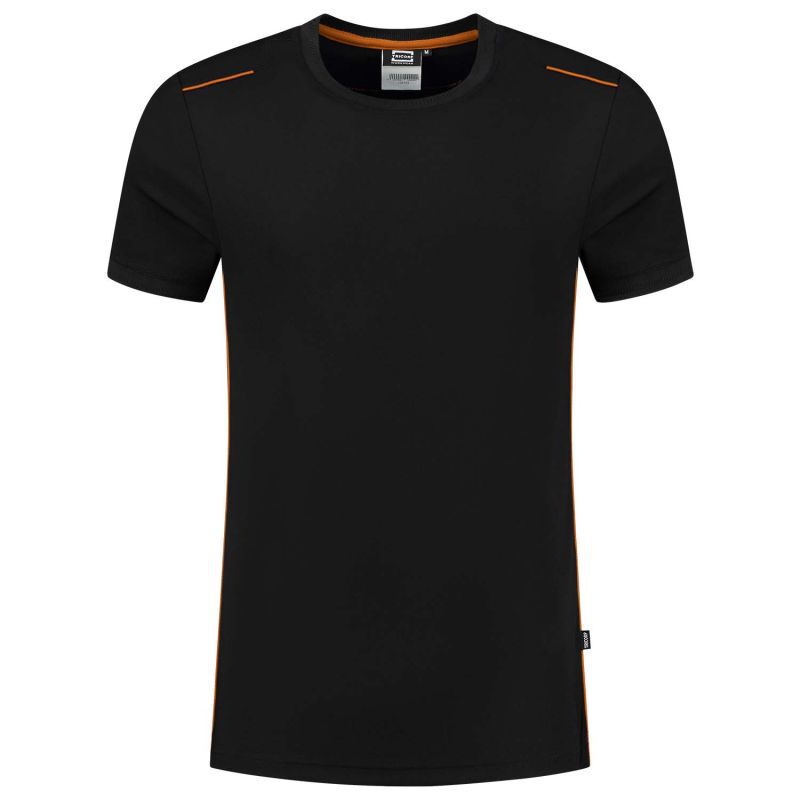 Tricorp Accent  102703 - T-shirt - Zwart/Oranje - 2XL