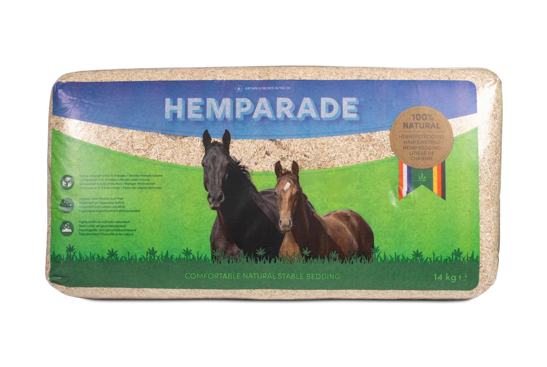 Hemparade Hennepstrooisel - Bodembedekker - 14 kg