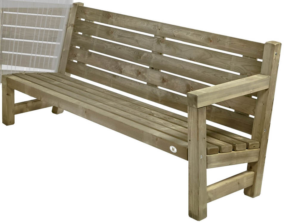 Talen Buitenmeubelen 3-zits - Tuinbank