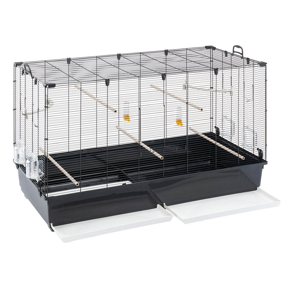 Ferplast Piano 8 - Vogelkooi - Zwart - 8 Ferplast Piano 8 - Vogelkooi - Zwart - 8