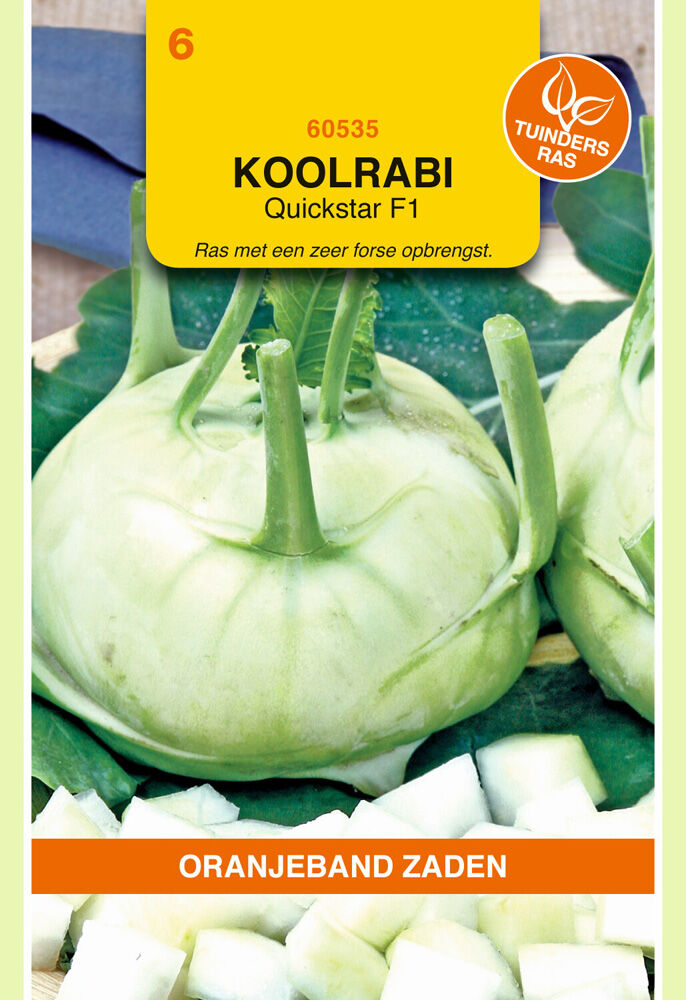 Oranjeband zaden Koolrabi Quickstar F1 - Groentezaden