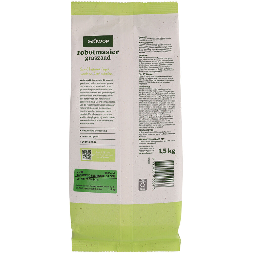 Welkoop - Robotmaaier Graszaad - 60 m2