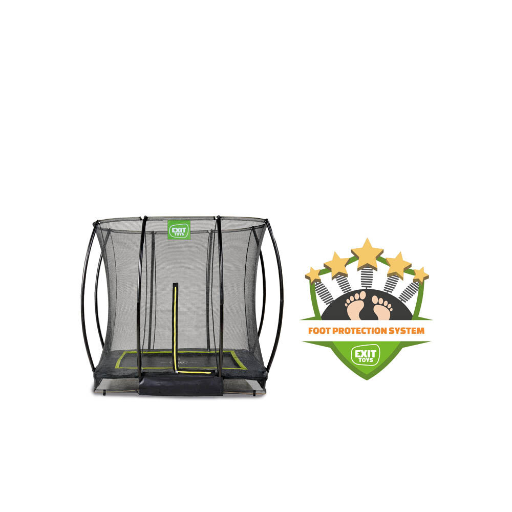 Exit Silhouette - Inground trampoline - Zwart - 1x153x214 cm