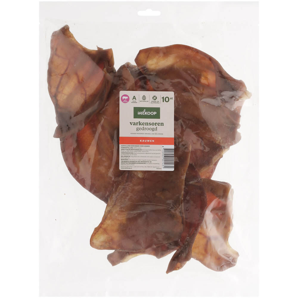 Welkoop - Varkensoren Gedroogd Welkoop - Varkensoren Gedroogd