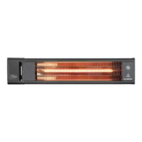Eurom TH1800R - Terrasverwarmer - Grijs - 1800 W