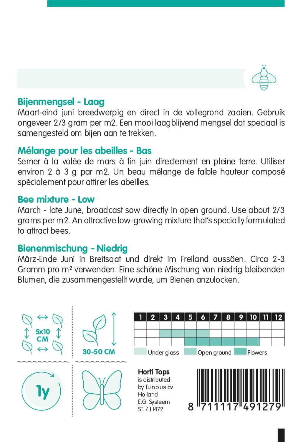 Hortitops Bijen mengsel - Bloemzaden