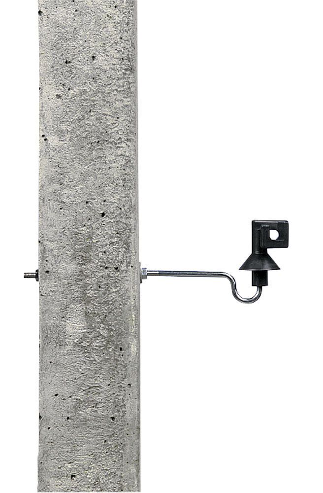 Gallagher - Afstandsisolator met moer - 7 cm - 10 Stuks - 35.5 cm