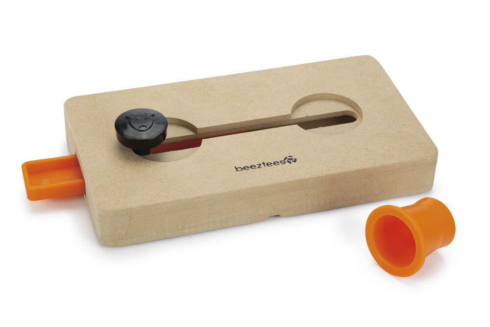 Beeztees Trainingsspel Byzoe - Puzzel - Hondenspeelgoed - Bruin Oranje Beeztees Trainingsspel Byzoe - Puzzel - Hondenspeelgoed - Bruin Oranje