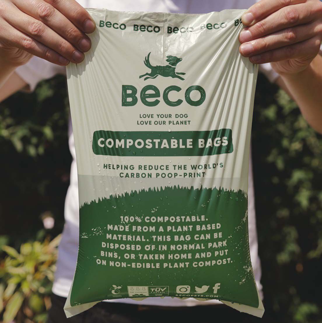 Beco Composterbaar Poepzakjes - Poepzakjes & accessoires - 96 Stuks - Groen