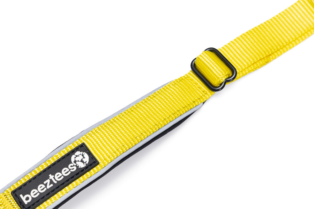 Beeztees Parinca - Lichtende Halsband - Hond - Geel - 30 tot 35 cm