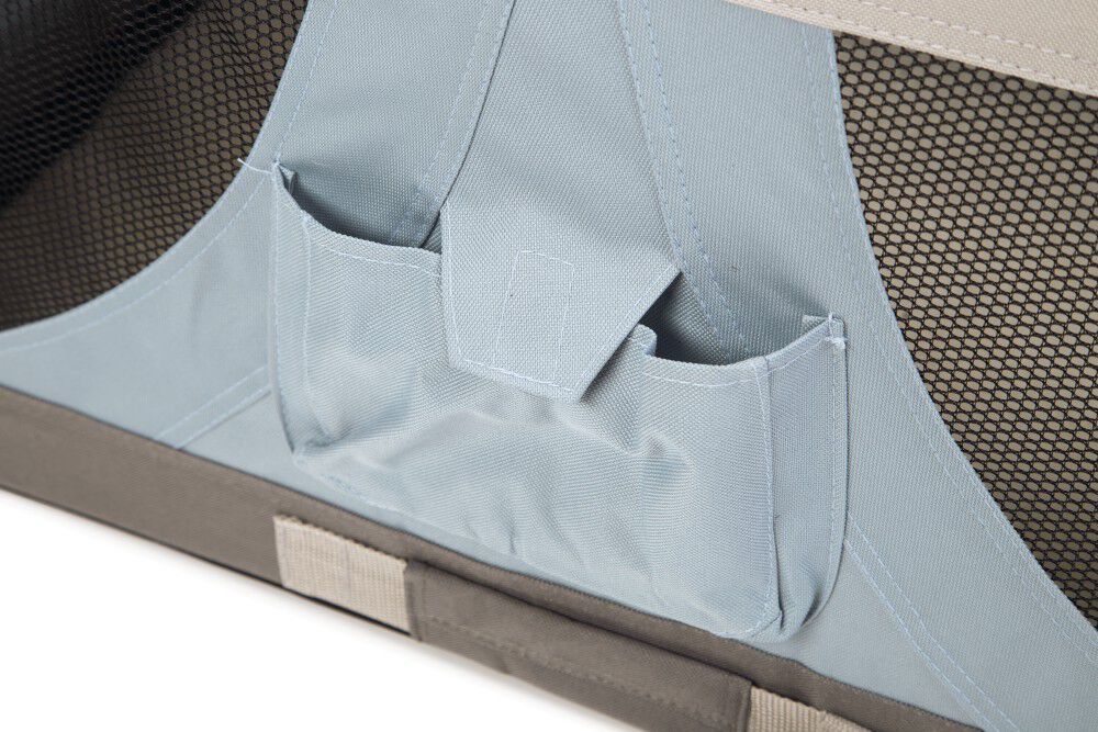 Beeztees - Honden Reisbench - blauw - 35x34x49 cm - XS