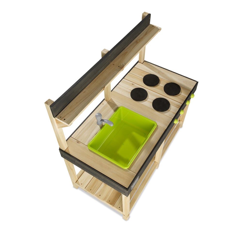 EXIT Yummy Outdoor 100 - Speelkeuken - Naturel - 98x102x53 cm