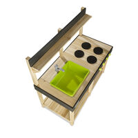 EXIT Yummy Outdoor 100 - Speelkeuken - Naturel - 98x102x53 cm