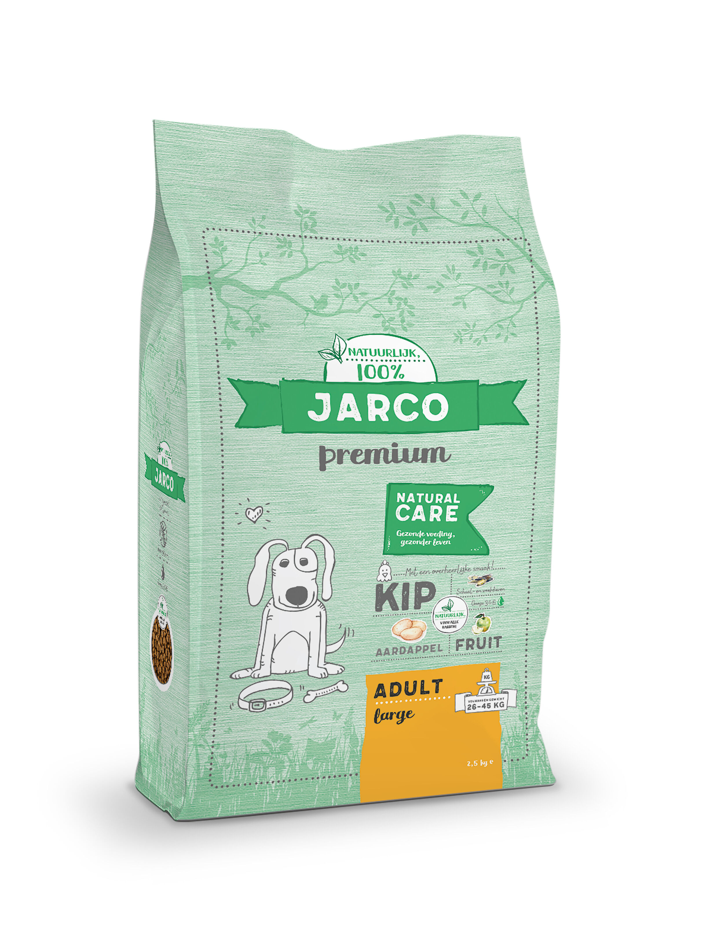Jarco Dog Large Adult - Hondenvoer - 15 Kilogram - kip Jarco Dog Large Adult - Hondenvoer - 15 Kilogram - kip