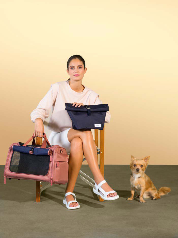 Lipault City Plume - Honden- Kat - Reistas - roze - 23x45x28 cm