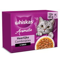 Whiskas Aromatic in saus - Kattenvoer - 12x85 gram - 1020 Gram