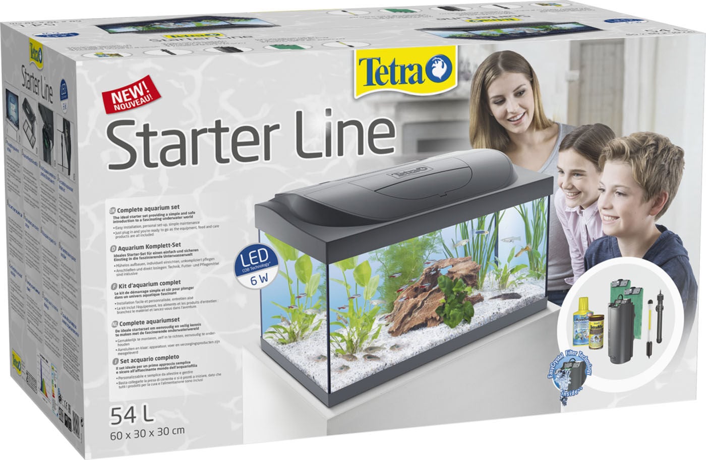 Tetra Starter line - Aquarium - 32x36x61 cm
