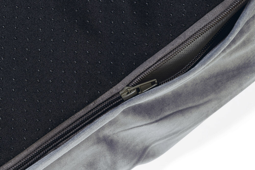 Karlie Velvet - Hondenkussen - Donkergrijs - 15x70x100 cm - Groot