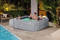Bestway Francisco Hydrojet - Lay-Z-Spa - Grijs - 71x230x230 cm