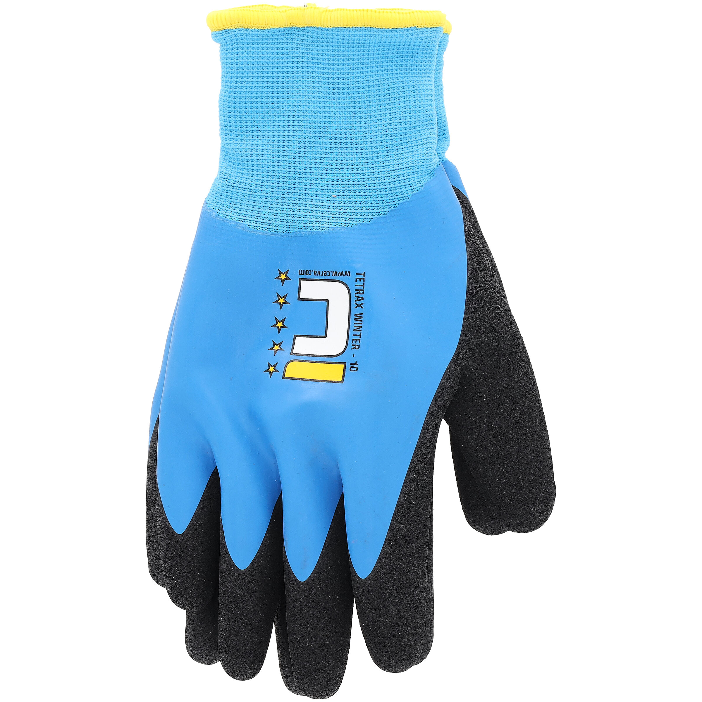 Cerva Palawan - Werkhandschoenen - blauw met zwarte coating - 10